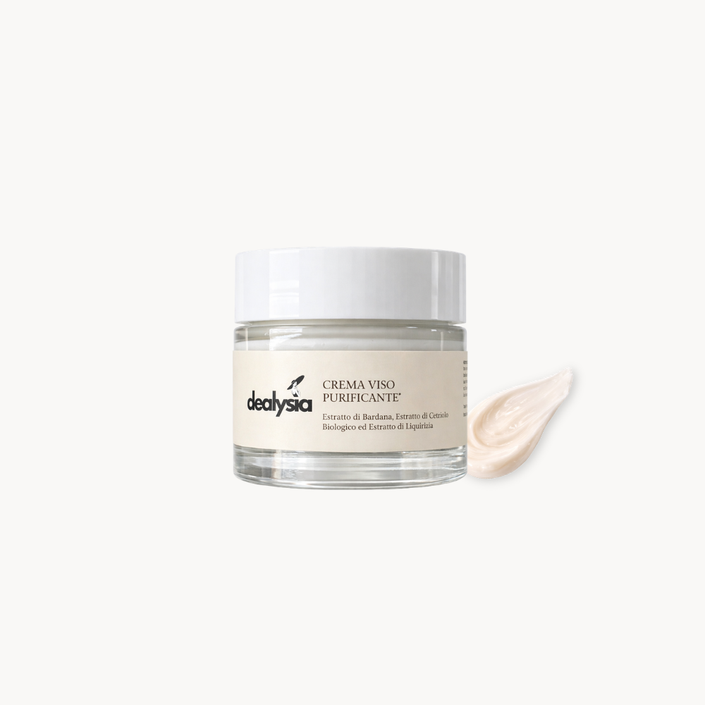 Crema Riequilibrante Purificante con Estratto di Bardana, Liquirizia e Biotina 50ml