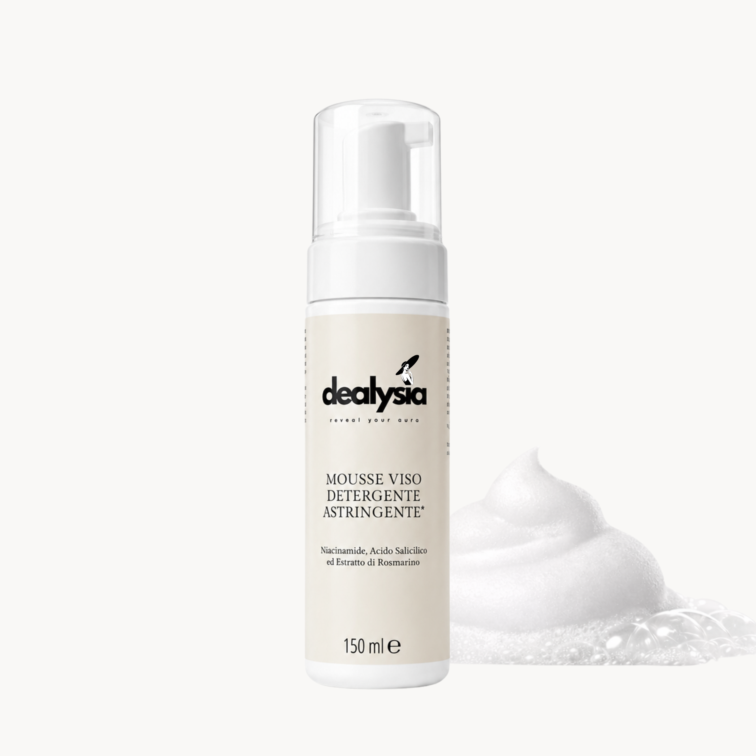 Mousse Riequilibrante Pori e Sebo con Aloe & Niacinamide 150ml