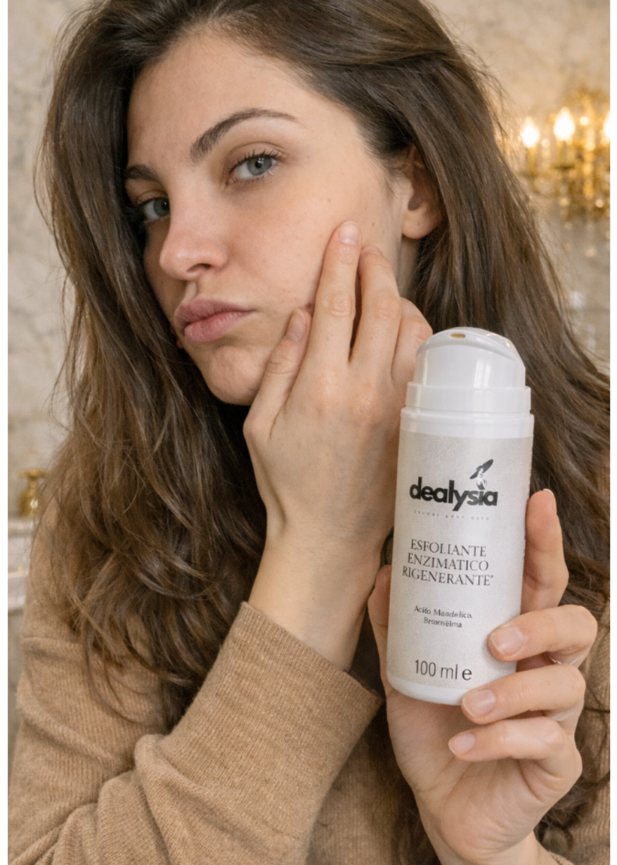 Esfoliante Enzimatico Rigenerante Viso Delicato con Acido Mandelico 100ml