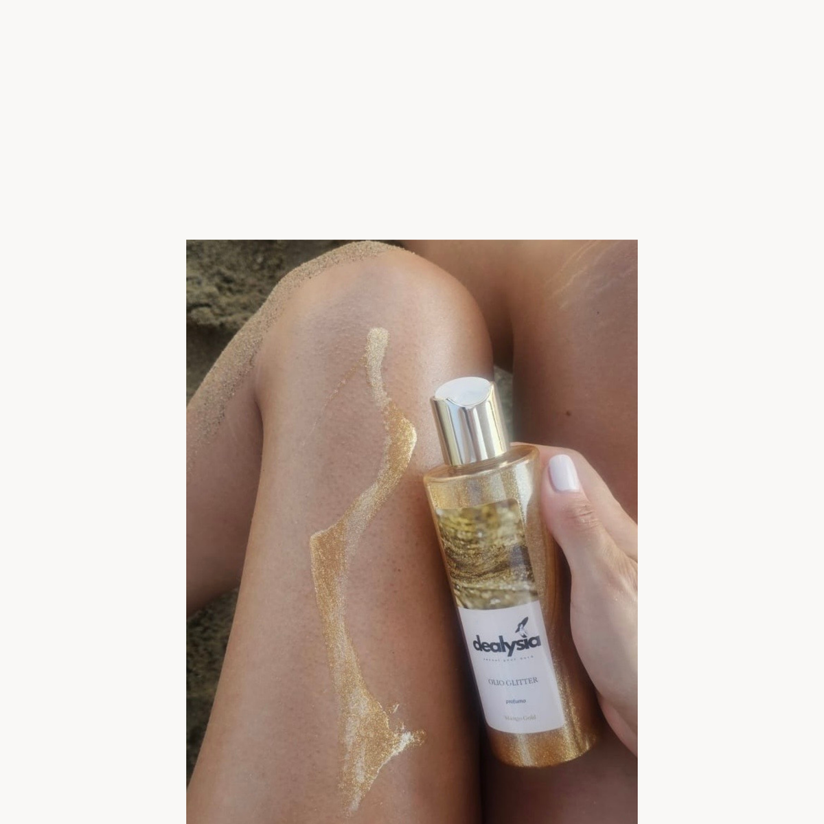 Olio Glitter Mango Gold Nutriente Idratante e Illuminante 200ml