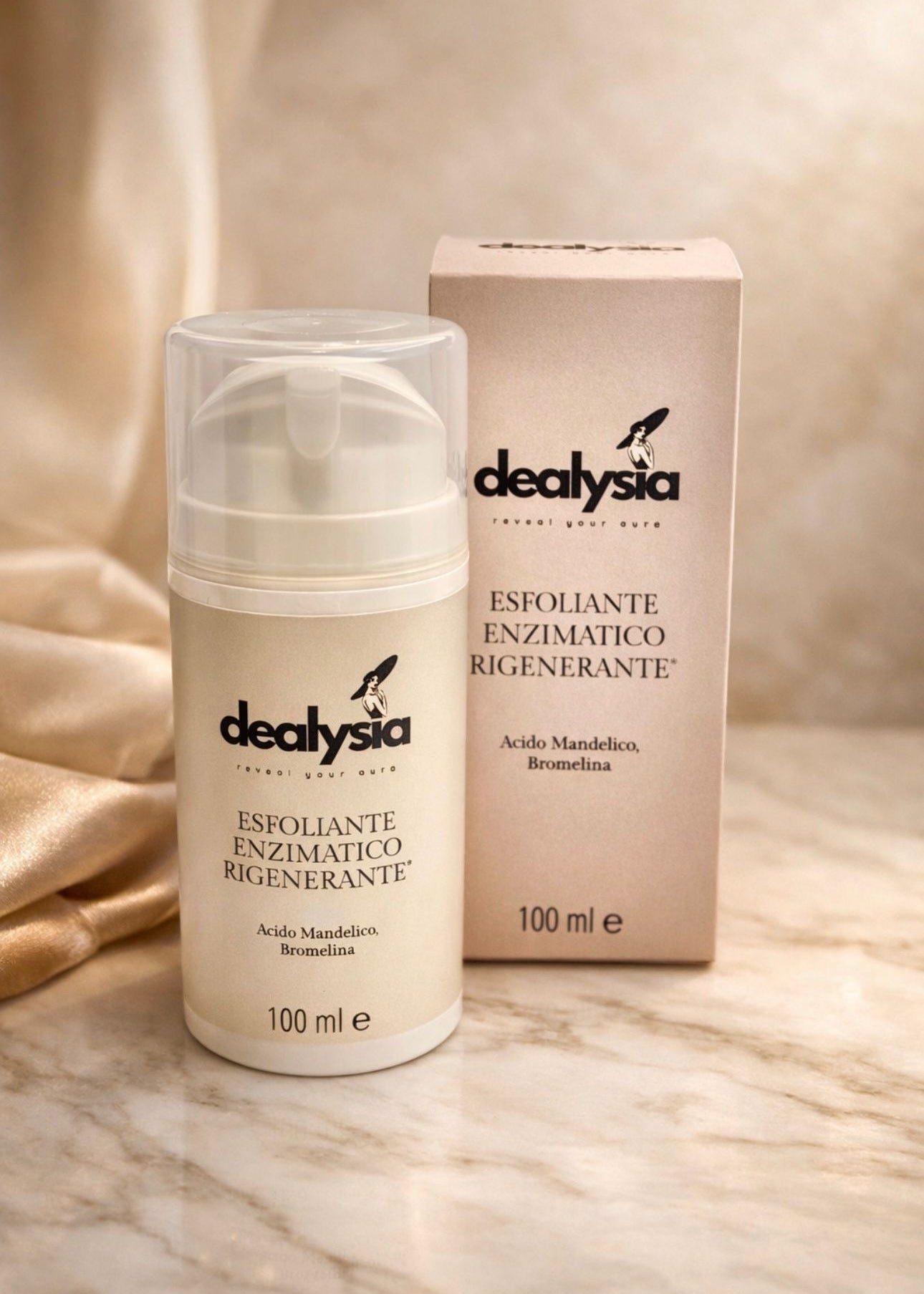 Esfoliante Enzimatico Rigenerante Viso Delicato con Acido Mandelico 100ml