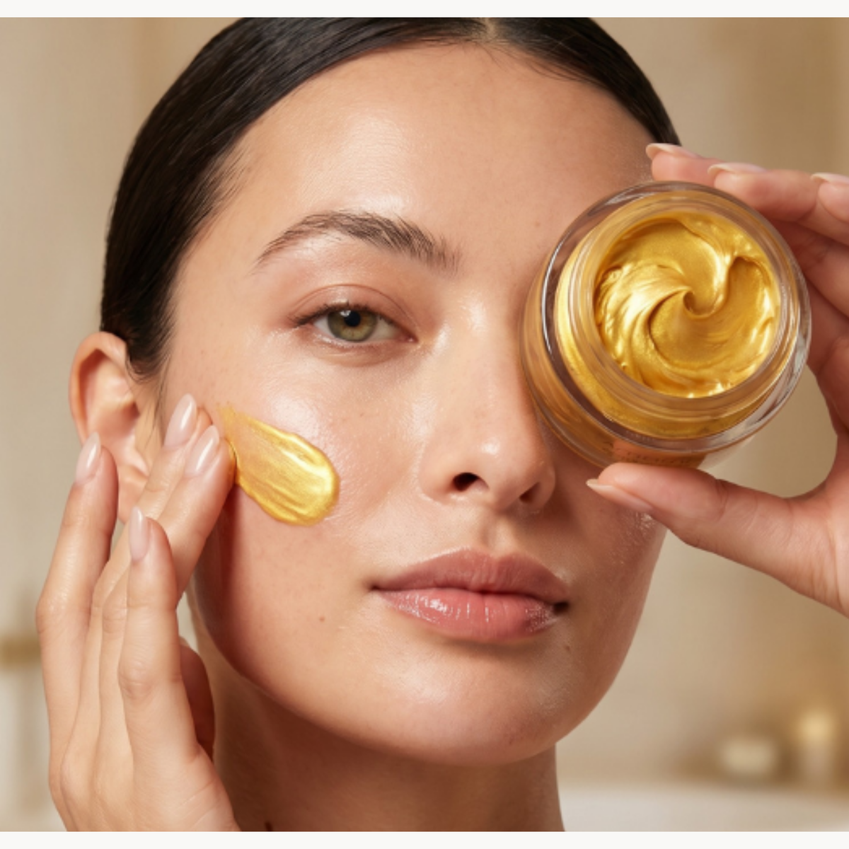 Maschera Viso Illuminante per Pelle Spenta con Acido Ialuronico e Ceramidi 50ml