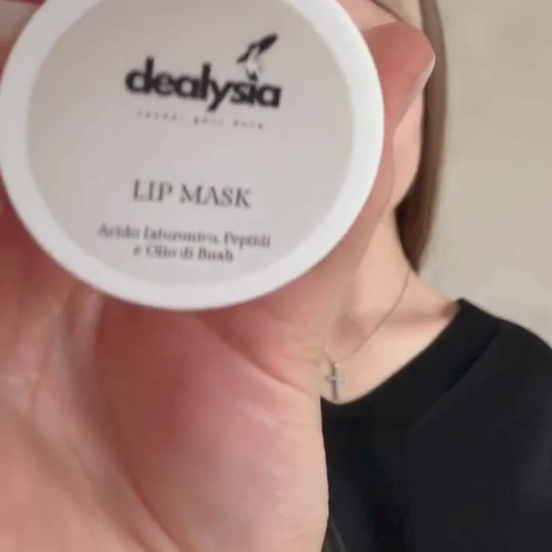 Trattamento Maschera Labbra con Acido Ialuronico e di Mandorle Dolci 15ml