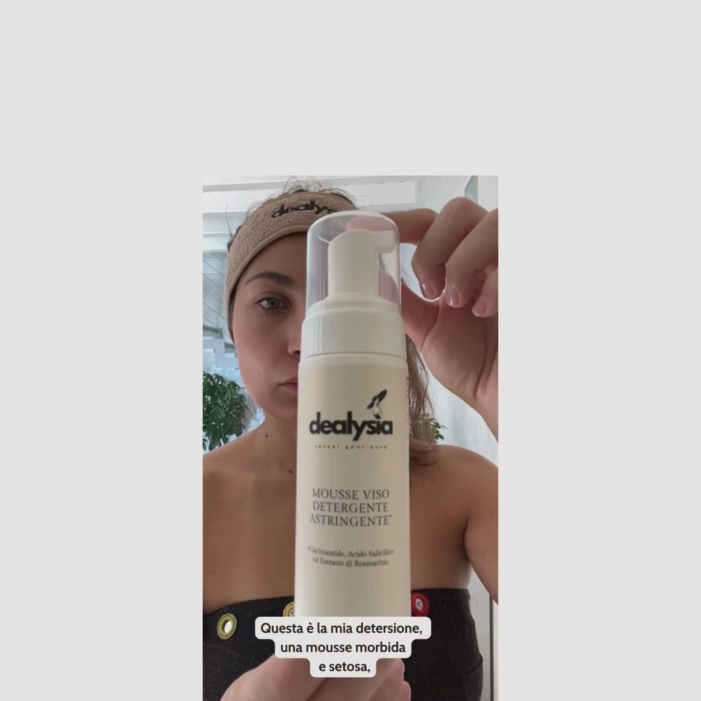 Mousse Riequilibrante Pori e Sebo con Aloe & Niacinamide 150ml